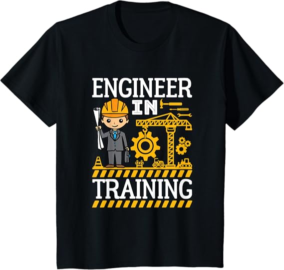 Youth Engineer in Training TShirt Future Engineer Boys TShirt Amazon.co.uk Clothing